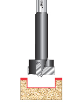 Hinge Boring Bits 90mm Long with Spurs for Drill Presses 