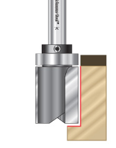 Down Shear Flush Trim Plunge Template Router Bits