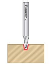 Solid Carbide Engraving Router Bits for Signmaking 