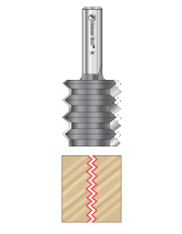 V Joint Router Bits