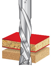 Solid Carbide Compression Spiral CNC Router Bits