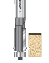 Flush Trim 'V' Groove Router Bits