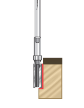 Miniature Flush Trim Plunge Template