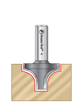 Round Over Groove Router Bits