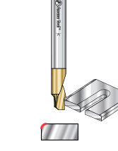 Solid Carbide Aluminum Radius Edge End Mill with ZrN coating