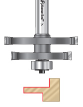 Offset Mortise-And-Tenon Router Bits for Mission Style Glass Doors