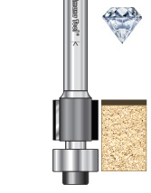 Diamond Tipped (PCD) Flush Trim Router Bits