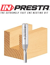 In-Presta™ 3 Flute Solid Carbide Cutting Edge Straight Plunge High Production CNC Metric Router Bit