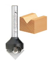 In-Tech™ Insert Carbide V-Groove Metric Router Bit