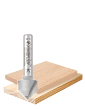 Carbide Tipped V-Groove Metric Router Bits