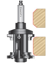 Double Rounding & Chamfering Insert CNC Router Bit Systems