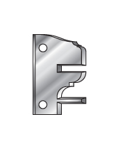 Pair of Insert Replacement Knives for Insert Stile & Rail/Raised Panel Cutter Profile #2