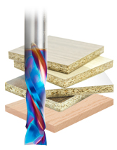 Solid Carbide Spektra™ Extreme Tool Life Coated Compression Spiral CNC Router Bits for MDF, Double Sided Laminate & Veneer Wood Composites Solid Carbide Spektra™ Extreme Tool Life Coated Compression Spiral CNC Router Bits for MDF, Double Sided Laminate & Veneer Wood Composites