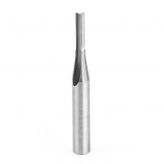 43600 Solid Carbide Double Straight 'V' Flute Plastic Cutting 1/8 Dia x 1/2 x 1/4 Inch Shank