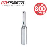 45186-3 In-Presta™  3 Flute Solid Carbide (Brazed To Steel Shank) Straight Plunge High Production 5/16 Dia x 1-1/8 Inch x 1/2 Shank