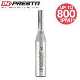 45408-3 CNC In-Presta™ 3 Flute Solid Carbide Cutting Edge Straight Plunge High Production 1/4 Dia x 7/8 x 1/2 Inch Shank