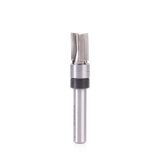 45475-3DS Carbide Tipped Down Shear Face Plunge Template 3/8 Dia x 1/2 x 1/4 Inch Shank 3 Flute with Upper BB