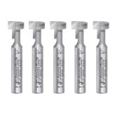 45650-5 5 Pack Carbide Tipped Keyhole 3/8 Dia x 3/8 x 1/4 Inch Shank