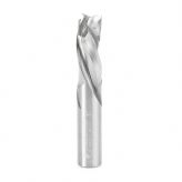 46012 CNC Solid Carbide Compression Spiral 3 Flute x 1/2 Dia x 1-1/4 x 1/2 Inch Shank