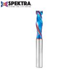 46021-K CNC Solid Carbide Spektra™ Extreme Tool Life Coated Mortise Compression Spiral 3/8 Dia x 1-1/4 Inch x 3/8 Shank