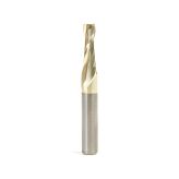 46042 Solid Carbide Up-Cut Spiral 3/16 Dia x 5/8 x 1/4 Shank x 2 Inch Long Composite, Fiberglass & Phenolic Cutting ZrN Coated Router Bit