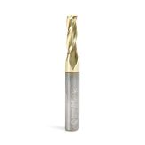 46092 Solid Carbide Up-Cut Spiral 3/16 Dia x 5/8 x 1/4 Shank x 2-1/2 Inch Long Composite, Fiberglass & Phenolic Cutting ZrN Coated Router Bit