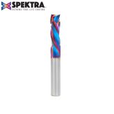 46010-K CNC Solid Carbide Spektra™ Extreme Tool Life Coated Compression Spiral 3 Flute x 3/8 Dia x 1-1/8 x 3/8 Shank