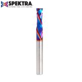 46170-K CNC Solid Carbide Spektra™ Extreme Tool Life Coated Compression Spiral 1/4 Dia x 7/8 x 1/4 Inch Shank