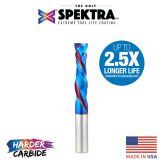 46199-K CNC Solid Carbide Spektra™ Extreme Tool Life Coated Compression Spiral 1/2 Dia x 2 x 1/2 Inch Shank