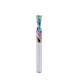 46202-DLC Solid Carbide Spiral Plunge Diamond-Like Carbon (DLC) Coated for Solid Wood 1/4 Dia x 3/4 x 1/4 Inch Shank Down-Cut