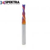 46211-K Solid Carbide Spektra™ Extreme Tool Life Coated Spiral Plunge 5mm Dia x 3/4 x 1/4 Shank
