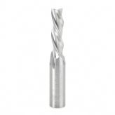 46214 Solid Carbide Spiral Plunge 3/8 Dia x 1-1/4 x 3/8 Inch Shank Down-Cut, 3-Flute