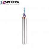 46233-K Solid Carbide Spektra™ Extreme Tool Life Coated Spiral Plunge 1/16 Dia x 3/16 x 1/4 Inch Shank