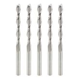 46272-5 5-Pack Solid Carbide CNC Foam Up-Cut Cutting Square End Spiral 1/4 Dia x 2-1/4 x 1/4 Shank x 2-1/2 Inch Long Router Bit