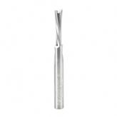 46413 Solid Carbide Slow Spiral O Flute  Acrylic Cutting 1/4 Dia x 3/4 x 1/4 Inch Shank Down-Cut Router Bit