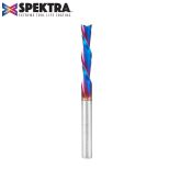 46421-K Solid Carbide Spektra™ Extreme Tool Life Coated Spiral Plunge 1/4 Dia x 1-1/4 x 1/4 Inch Shank