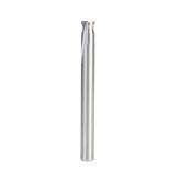 46481 Solid Carbide Double 'O' Flute Plastic Edge Rounding 1/4 Dia x 1/8 Radius x 3/8 x 1/4 Inch Shank