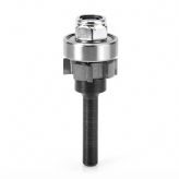 47400 Carbide Tipped 4 Wing Flush Trim Single Bevel Cutter Assembly 7/8 Dia x 1/4 x 1/4 Inch Shank