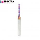 48116-K Solid Carbide Spektra™ Extreme Tool Life Coated Spiral Plunge 3mm Dia x 20mm x 6mm Shank Up-Cut