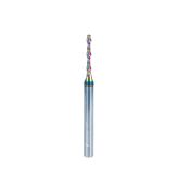 48122-DLC Solid Carbide Spiral Plunge Diamond-Like Carbon (DLC) Coated for Solid Wood 1/8 Dia x 7/8 x 1/4 Inch Shank Up-Cut
