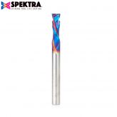 48304-K CNC Solid Carbide Spektra™ Extreme Tool Life Coated Compression Spiral 6mm Dia x 20mm x 6mm Shank
