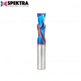 48310-K CNC Solid Carbide Spektra™ Extreme Tool Life Coated Compression Spiral 10mm Dia x 25mm x 10mm Shank