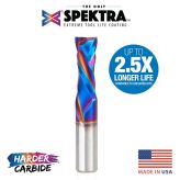 48316-K CNC Solid Carbide Spektra™ Extreme Tool Life Coated Compression Spiral 12mm Dia x 32mm x 12mm Shank