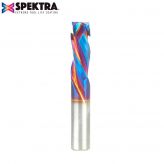 48324-K CNC Solid Carbide Spektra™ Extreme Tool Life Coated Compression Spiral 12mm Dia x 32mm x 12mm Shank
