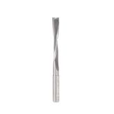 48468 Solid Carbide CNC Foam Cutting Up-Cut Square End Spiral 1/4 Dia x 1-1/2 x 1/4 Shank x 3 Inch Long Router Bit with Slow Helix