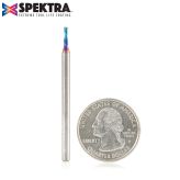 46237-K Solid Carbide Spektra™ Extreme Tool Life Coated Spiral Plunge 1/16 Dia x 3/16 x 1/8 Inch Shank