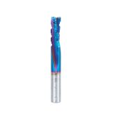 49742-K Solid Carbide CNC Spektra™ Extreme Tool Life Coated Spiral Phenolic, Resin and Composite with Chipbreaker 3/8 Dia x 1 x 3/8 Shank x 3 Inch Long Slow Helix Down-Cut Router Bit