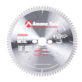 510801-30 Carbide Tipped Aluminum and Non-Ferrous Metals 10 Inch Dia x 80T TCG, -6 Deg, 30mm Bore