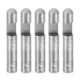 51200-5 5 Pack Solid Carbide Panel Pilot Flush Trim 1/4 Dia x 1/4 x 1/4 Inch Shank 1-Flute