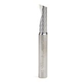 51377 Solid Carbide CNC Spiral 'O' Single Flute, Aluminum Cutting 1/4 Dia x 3/4 x 1/4 Shank x 2 Inch Long Up-Cut Router Bit 